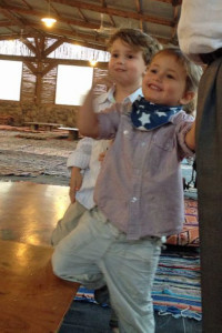 The boys at the Wedding